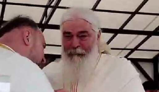 Preotul Calistrat Chifan, care a fost filmat în urmă cu 3 ani când lovea ...