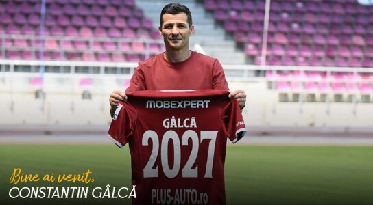 Costel Gâlcă, prezentat oficial la Rapid! Toate detaliile contractului + ...